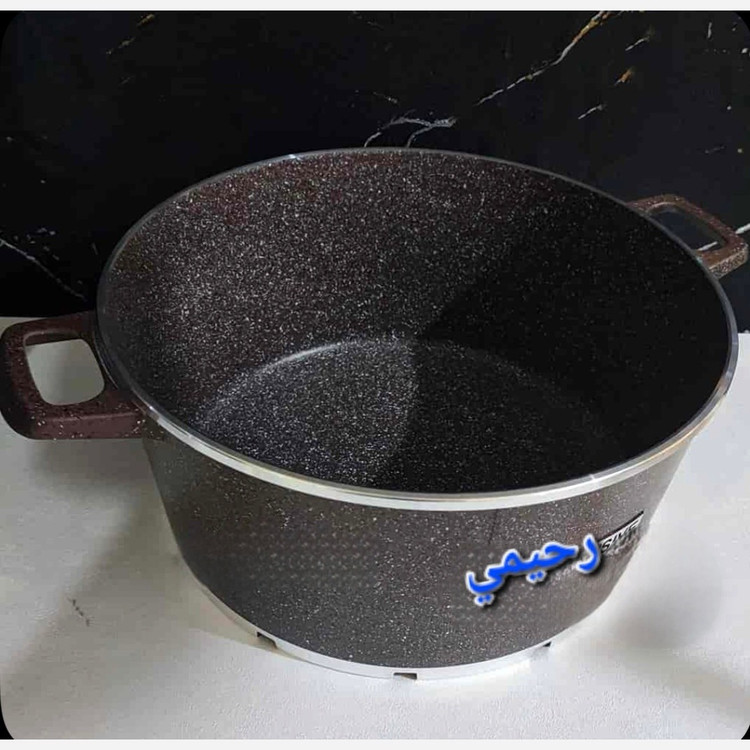 سرویس قابلمه زیو گرانیتی 6پارچه سایز بزرگ nova Zio-8400 سایز 40 . 36 . 32