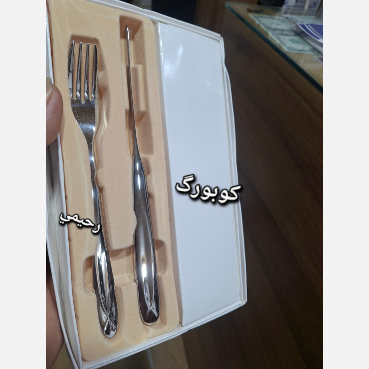 کارد و چنگال 3بعدی مارک بورانو ایتالیا اصلی کارد چنگال فله