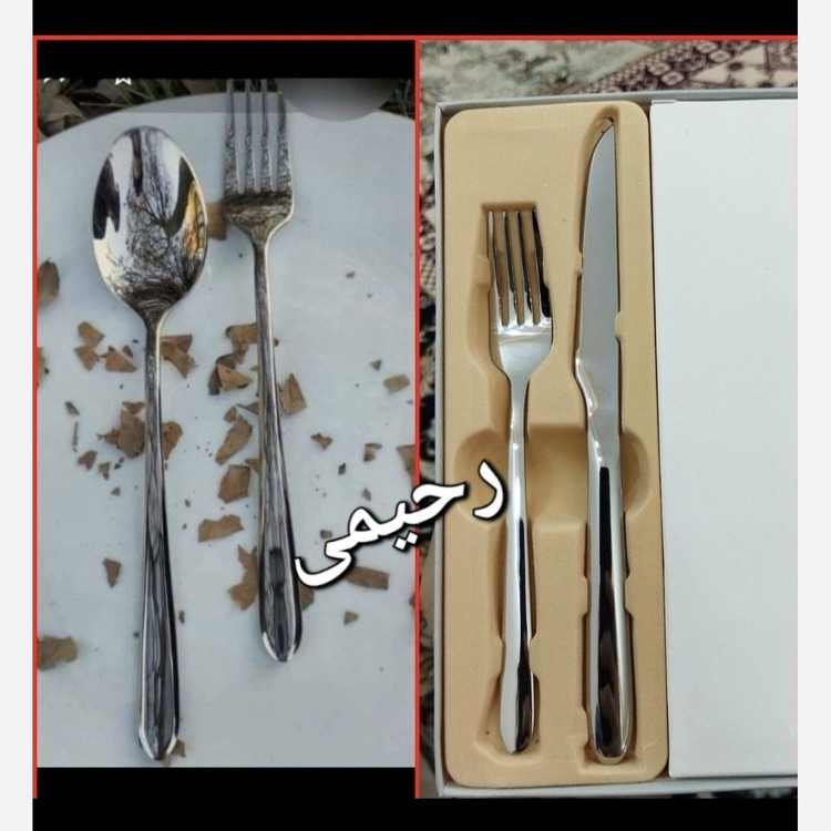 آرام پز قاشق و چنگال یونیک آهنربانگیر ضخیم فله