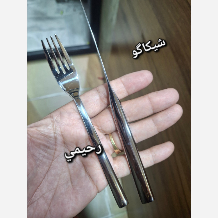 آرام پز قاشق و چنگال کارد و چنگال 3بعدی چاقو چنگال 3بعدی فله