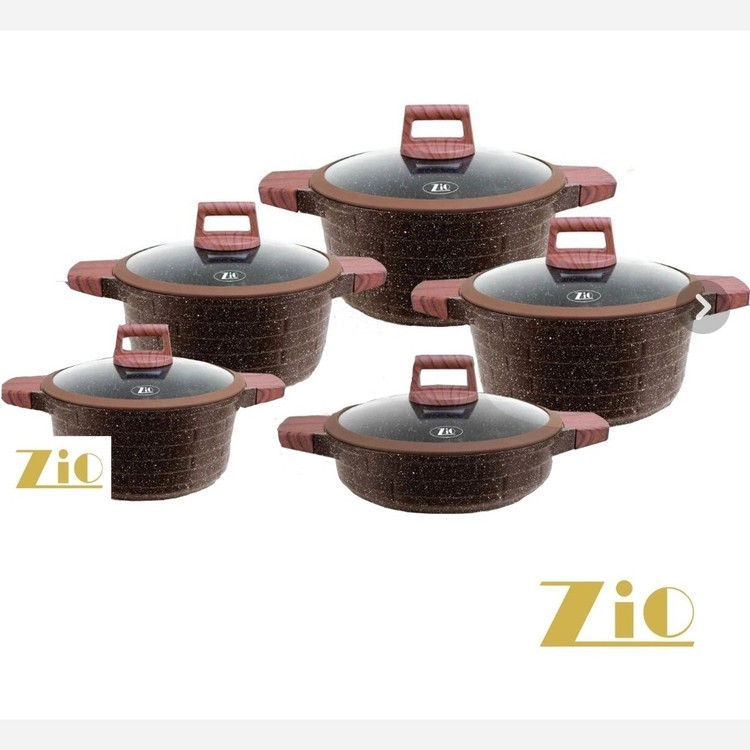سرویس قابلمه زیو 10پارچه زیو ترکیه zio8530 و 8540 (( هزینه ارسال درب منزل))