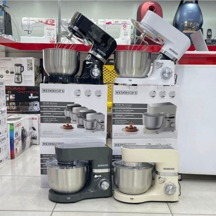 همزن هنریچ آلمان مدل HKM 6278 کاسه دار حرفه ای ظرفیت 6/5 لیتر ( پس کرایه )