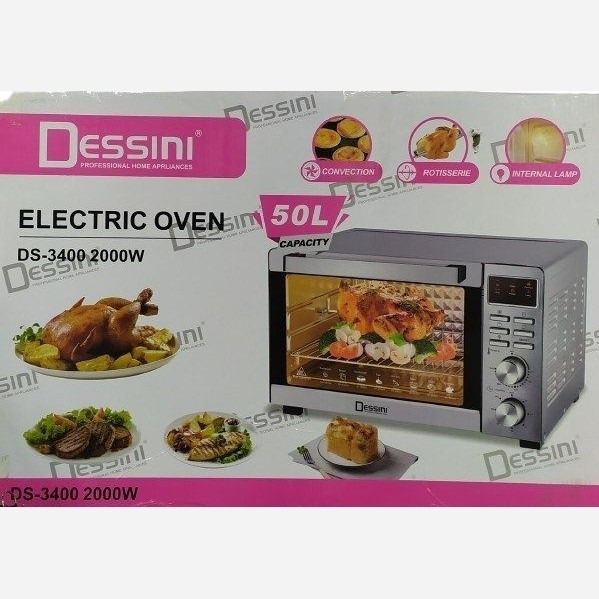 آون توستر دسینی 50 لیتر مدل DS-3400 ( پس کرایه)
