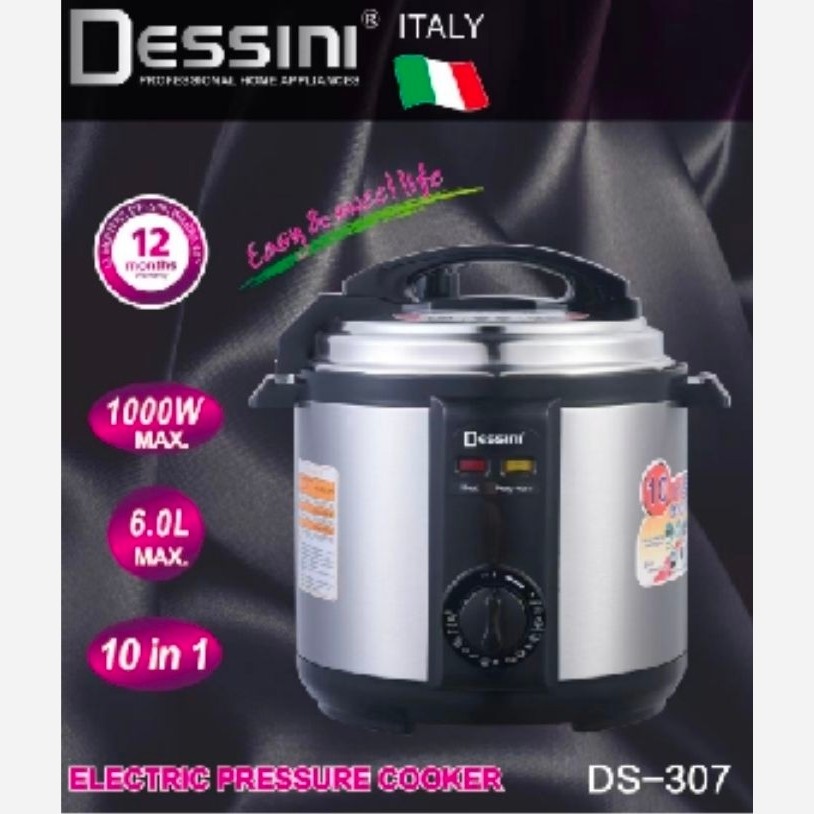 زودپز دسینی 6 لیتر دیجیتالی مدلDS-307 (( پسکرایه))