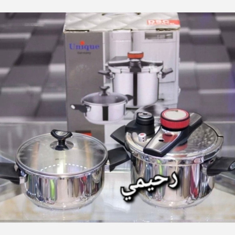زودپز دوقلو یونیک کلیپسی 7+5 لیتری بخارپز جنس عالی ( پس کرایه )