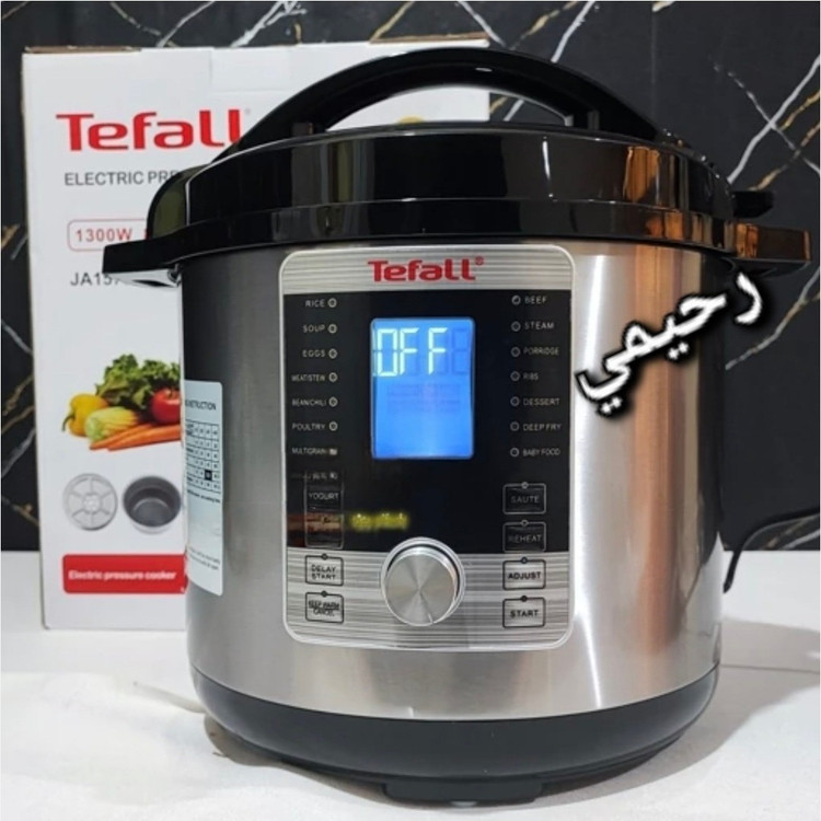 مولتی کوکر زودپز برقی تفال 8لیتر 30کاره سرخکن پلوپز (( پسکرایه))3شاخه اصلی در نوسان برق جلوگیری از سوختن (( ارسال فوری))