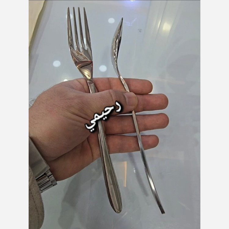قاشق چنگال دهانه اروپایی کفگیر و ملاقه بزرگ و کوچیک شیک و مجلسی (هزینه ارسال درب منزله) فله