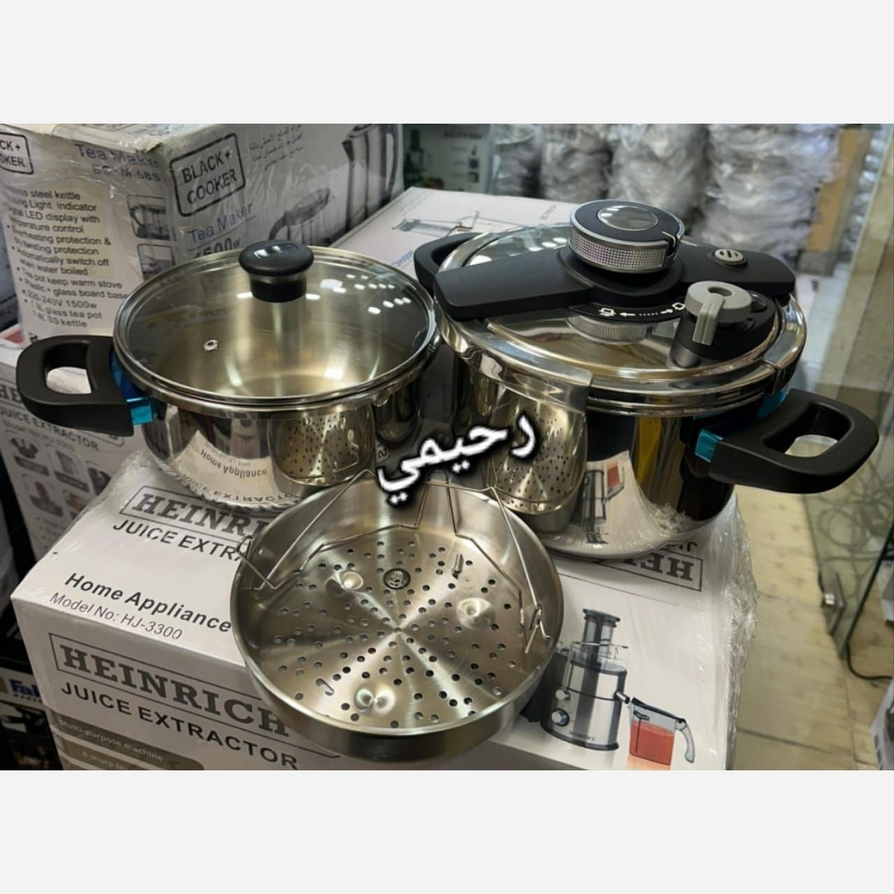 زودپز یونیک دو قلو 6 و 4 لیتر زودپز دوقلو یونیک آرام پز بخارپز جنس عالی آرام پز