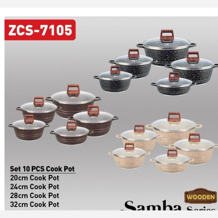 سرویس قابلمه زیو گرانیتی 10پارچه قیمت اقتصادی اصل ترکیه zio7105 و 7106 کیفیت عالی(( هزینه پسکرایه )) آرام پز