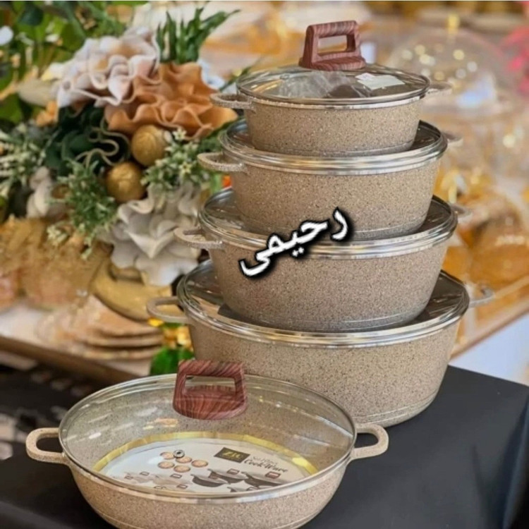 سرویس قابلمه زیو گرانیتی 10پارچه قیمت اقتصادی اصل ترکیه zio7105 و 7106 کیفیت عالی(( هزینه پسکرایه )) آرام پز