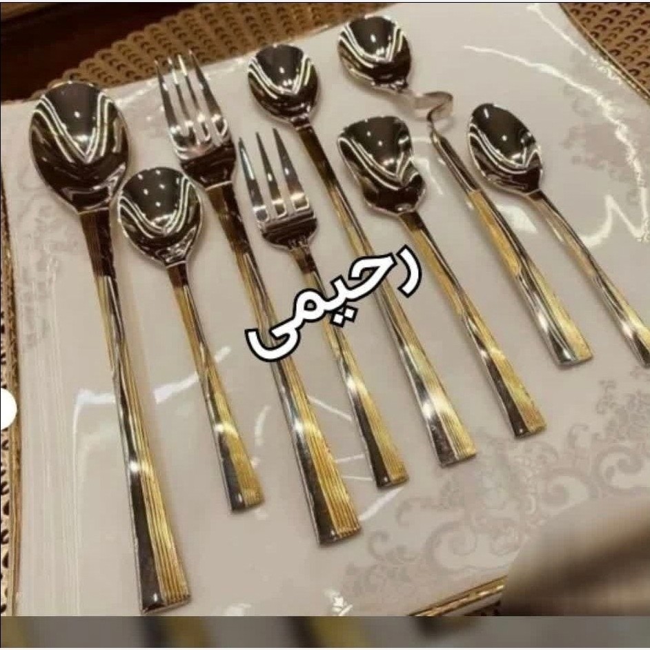 سرویس قاشق و چنگال 30 نفره 144 پارچه دهانه اروپایی (( کارد چنگال 3بعدی))زولینگن  سولینگن سولنگن(( هزینه ارسال درب منزل))