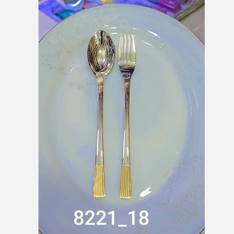 سرویس قاشق و چنگال 24نفره 120پارچه  ( هزینه ارسال درب منزل )