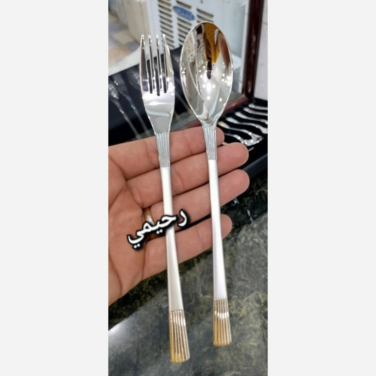 سرویس قاشق و چنگال 24نفره 120پارچه ( هزینه ارسال درب منزل )