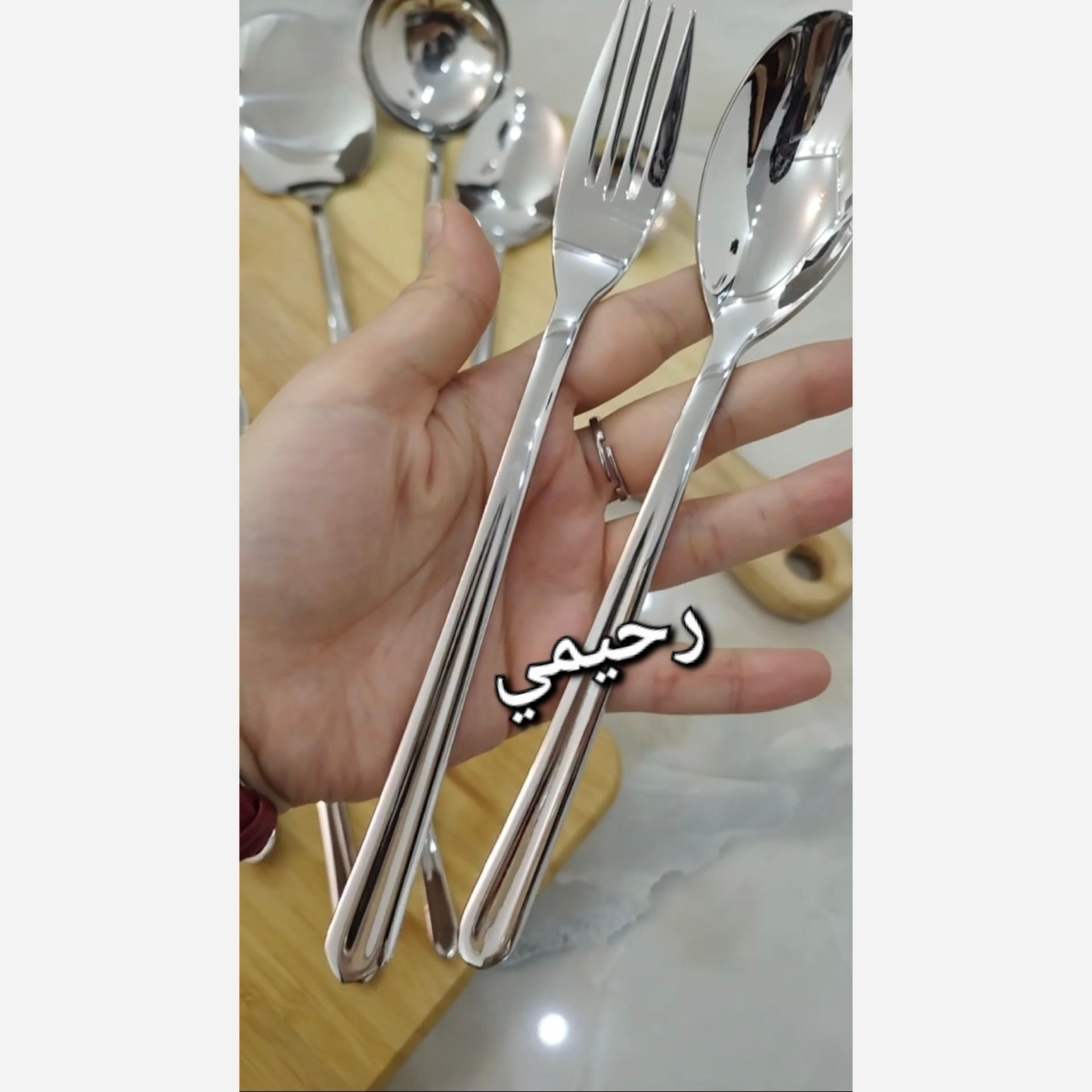 سرویس قاشق و چنگال 24نفره 120پارچه یونیک جدید ( هزینه ارسال درب منزل ) شیک و خاص