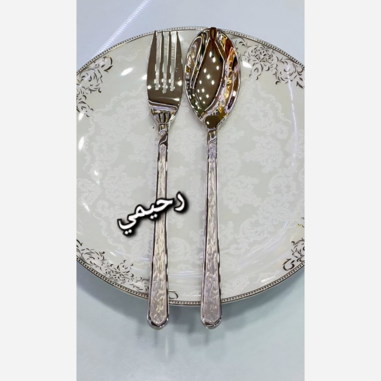 سرویس قاشق و چنگال 24نفره 120پارچه یونیک طرح جدید ( هزینه ارسال درب منزل )