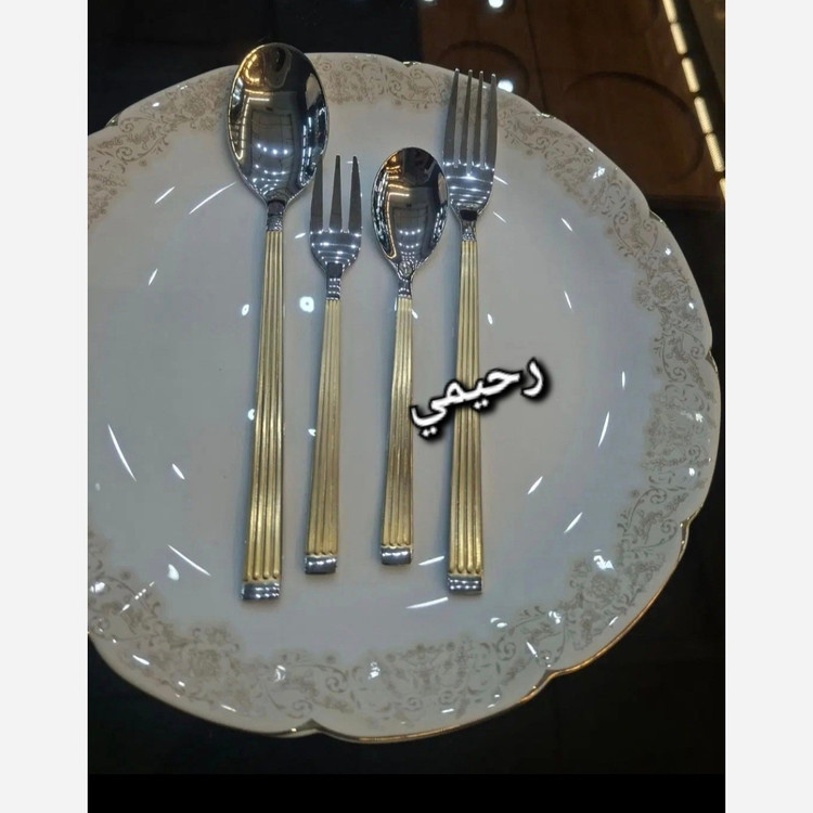 سرویس قاشق چنگال 24 نفره 120پارچه یونیک اصل مدل کبریتی ( پس کرایه )