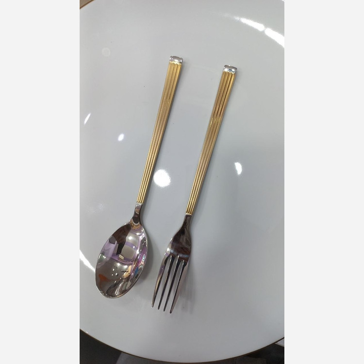 سرویس قاشق چنگال 24 نفره 120پارچه یونیک اصل مدل کبریتی ( پس کرایه )