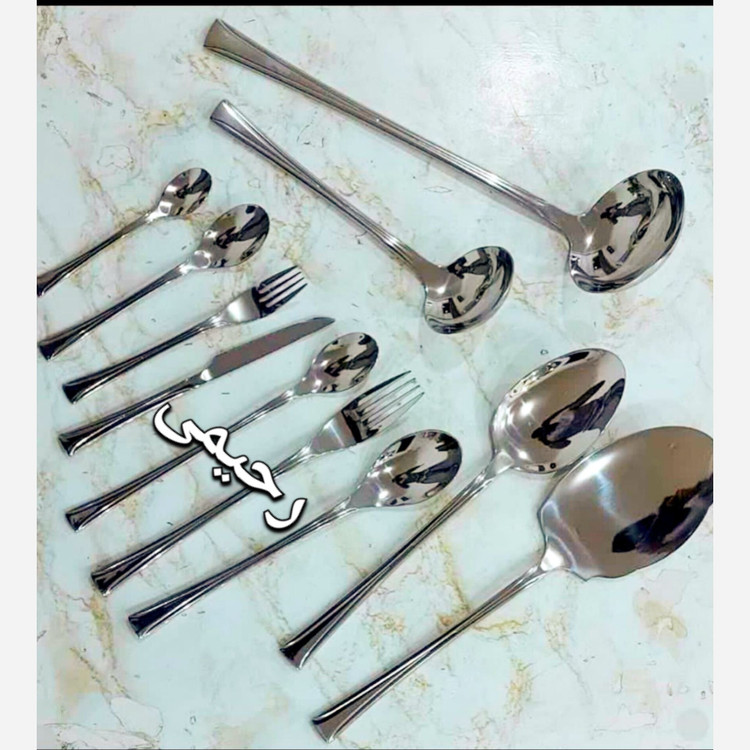 چند مدل سرویس قاشق و چنگال 24 نفره 144 پارچه دهانه اروپایی جعبه دار