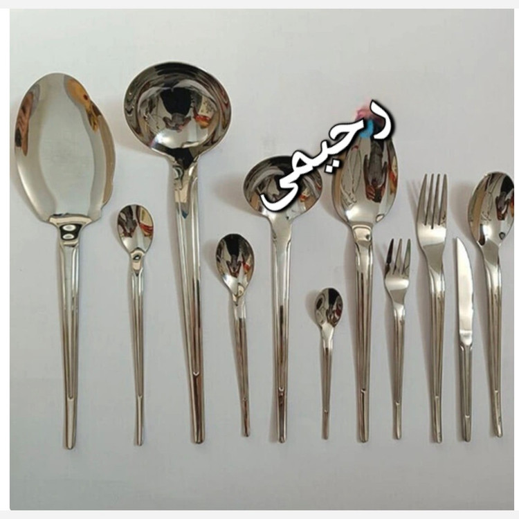 چند مدل سرویس قاشق و چنگال 24 نفره 144 پارچه دهانه اروپایی جعبه دار
