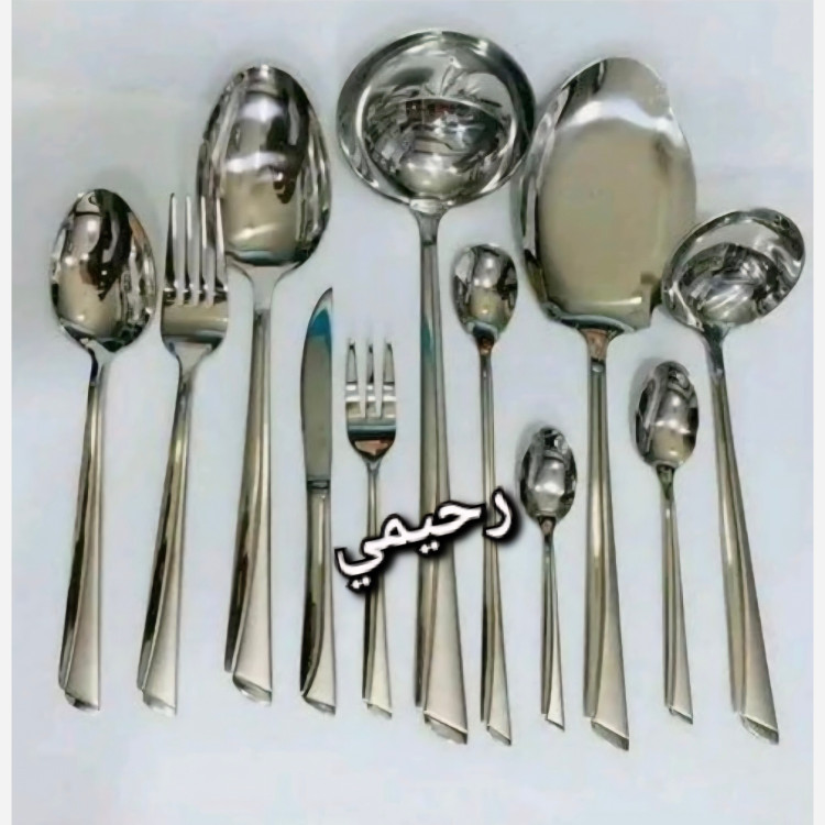 سرویس قاشق و چنگال 30نفره 152 پارچه ناخنی یونیک ضمانتی درجه یک (( هزینه ارسال درب منزل))