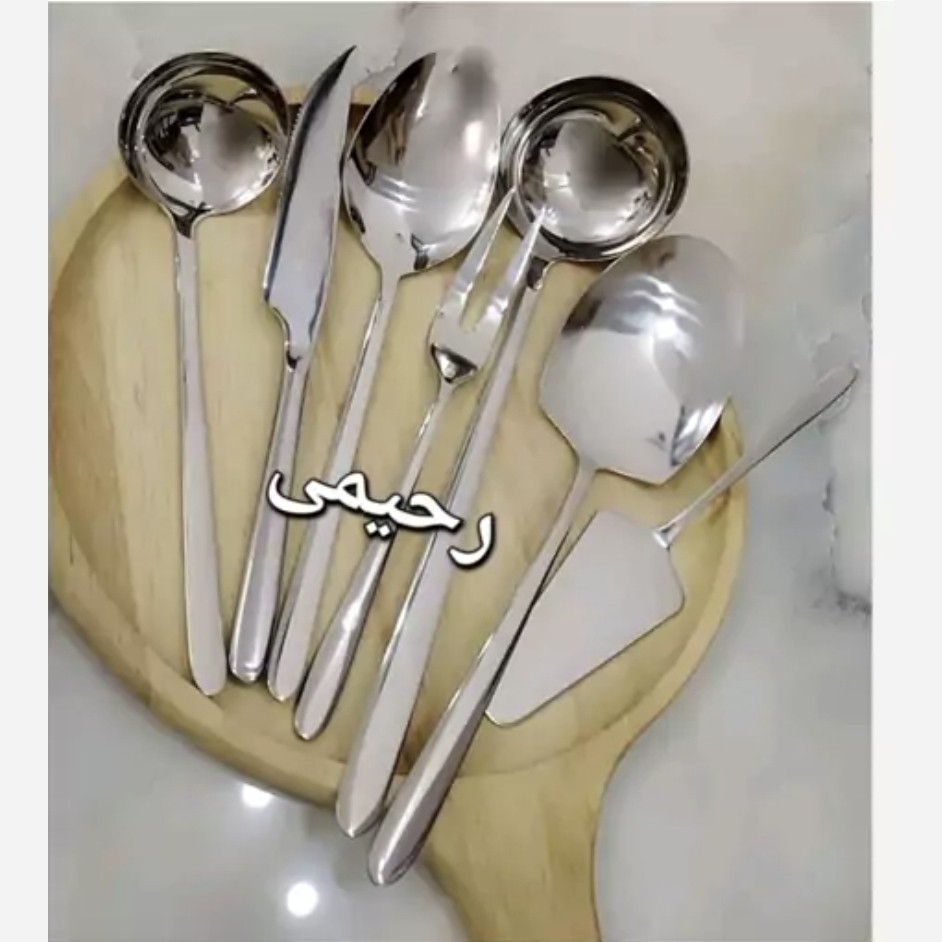 کفگیر و ملاقه یونیک استیل دونا و ناخنی ماینز اهنربانگیر فله