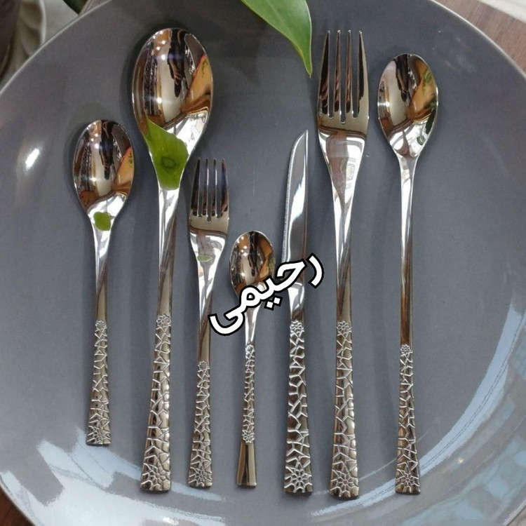 سرویس قاشق 24 نفره 144 پارچه یونیک مدل دهانه اروپایی