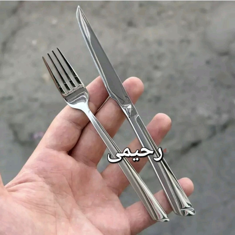 کارد چنگال سرامیکی قاشق و چنگال کارد و چنگال استیل چاقو چنگال ناخنی دونا ماینز (( هزینه ارسال درب منزل))