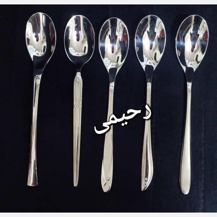 سرویس قاشق و چنگال 24 نفره 120پارچه یونیک اصل ساده نقره ای ((هزینه ارسال درب منزل))