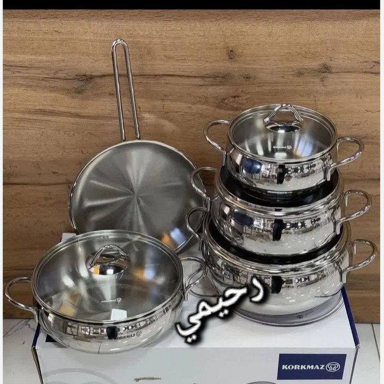 سرویس قابلمه کرکماز آرام پز آسترا 9پارچه اصل ترکیه 5 لایه ضخیم 3 طرح (( تضمین کیفیت و اصلی)) آرام پز