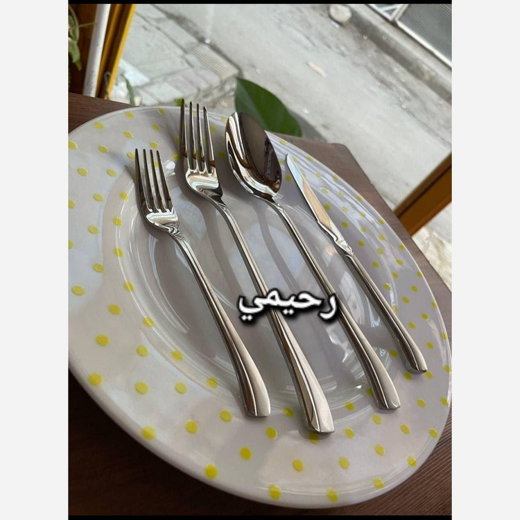 سرویس قاشق و چنگال 24 نفره 144پارچه کیفیت عالی نیوسمپل