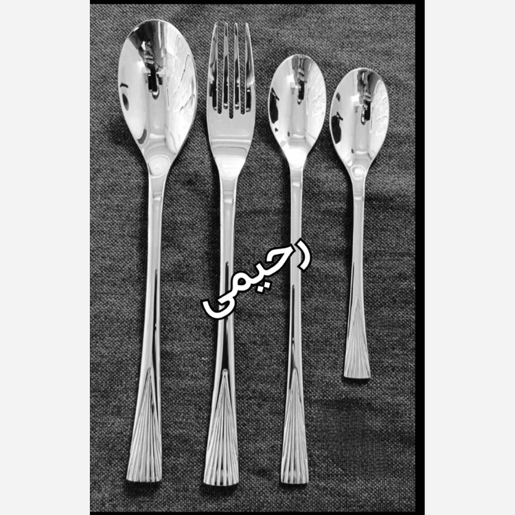 سرویس قاشق و چنگال 24 نفره 120 پارچه یونیک کیفیت عالی اروپایی طاووسی ( هزینه ارسال درب منزل)