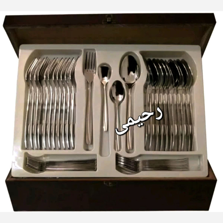 سرویس قاشق و چنگال یونیک 12 نفره 69 پارچه اصلی بدون چمدون ماینز ناخنی